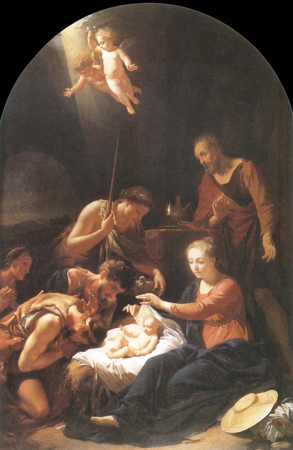 The adoracion of the shepherds